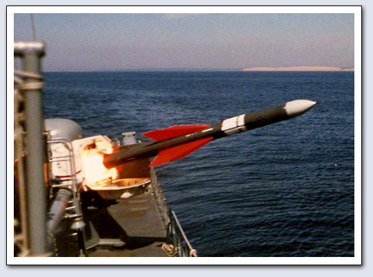 Bild vom Abschuss MM38 von Bussard während der AAG213/87 am 02.06.1987